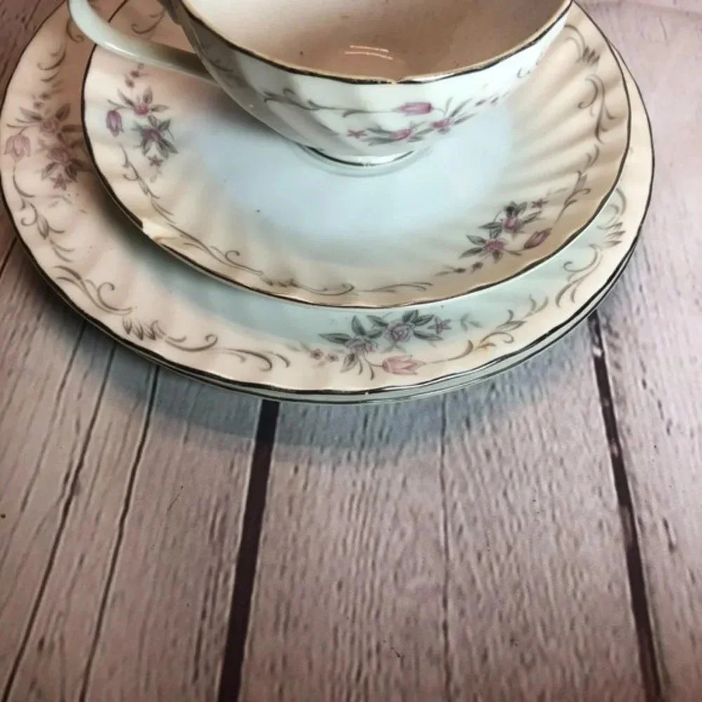 5pc vintage porcelain china Gold Standard dinnerware made in Japan - Picture 11 of 11